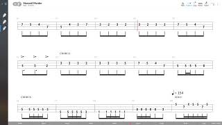 Rancid  Maxwell Murder BASS TAB PLAY ALONG [upl. by Beltran]