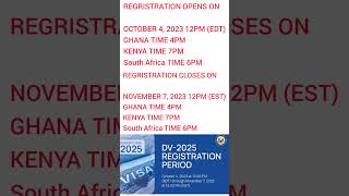 DV2025 OPENING SOONdv2025 greencard [upl. by Nylarahs]