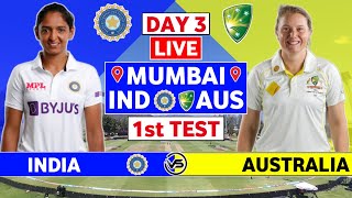 India Women v Australia Women 1st Test Live Scores  IND W v AUS W 1st Test Live Scores amp Commentary [upl. by Altaf]