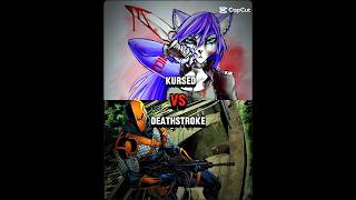 Kursed vs Deathstroke foryourpage edit youtubeshorts starfox dccomics 1v1 [upl. by Annaoi]