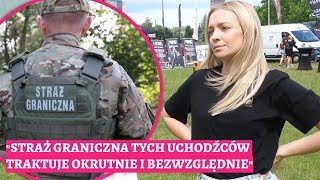 TYLKO U NAS Barbara KurdejSzatan komentuje sytuację na polskiej granicy quotCi ludzie są ofiaramiquot [upl. by Leksehc409]