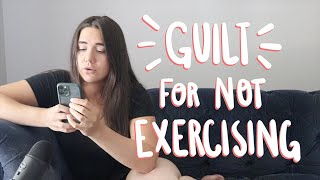 Feeling Guilty for Not Exercising Hypothalamic Amenorrhea Recovery [upl. by Mehetabel]