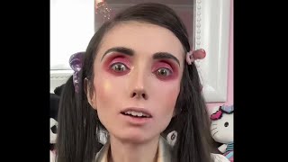 Eugenia Cooney Tries Makeup From Wet N Wild X Hello Kitty Collab Collection  TikTok October 3 2024 [upl. by Zsuedat]