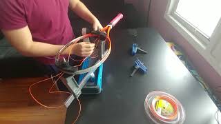 How to String a Tennis Racquet Using Gamma X2 for Begginers [upl. by Boyce]