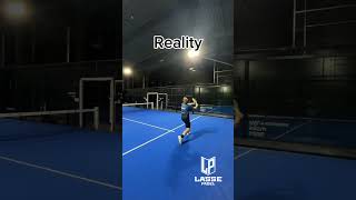 𝐈𝐧𝐬𝐭𝐚𝐠𝐫𝐚𝐦 𝐯𝐬 𝐫𝐞𝐚𝐥𝐢𝐭𝐲 👀 padel [upl. by Arst]