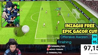 HATRICK INZAGHI EPIC FREE MEMANG MANTAP EFOOTBALL 2024 MOBILE [upl. by Niwrehs613]