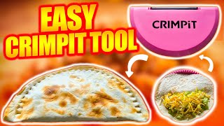 Making a simple pepperoni calzone using a tortilla and the CRIMPiT wrap maker [upl. by Gertie]