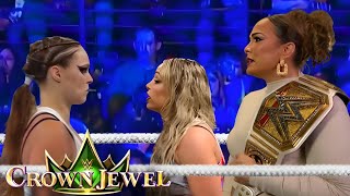 Ronda Rousey vs Liv Morgan amp Nia Jax  2 On 1 Handicap Match  WWE October 31 2024 [upl. by Zakarias]