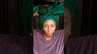 Easy way to tie gele 🌹Gele tutorial [upl. by Raffaello495]