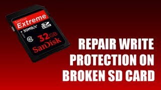 How to Repair Write Protection on SD Card [upl. by Malina]