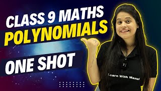 Polynomials  One Shot  Class 9 Math [upl. by Nester]