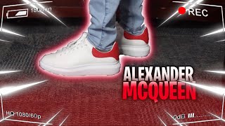 Alexander McQueen Oversized Sneaker Red👹  Review  On Feet [upl. by Hanas]