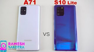 Samsung Galaxy A71 vs S10 Lite SpeedTest and Camera Comparison [upl. by Illah876]