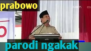 Prabowo parodi ngakak [upl. by Enael]