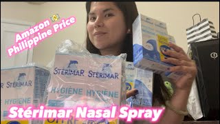 STÉRIMAR nasal spray to clean post Rhinoplasty surgery  UK 🇬🇧 product  ayfertv postsurgery [upl. by Zipah]