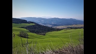 Tuscany Drive along the SR68 towards Siena  26th March 2018 [upl. by Shaum]