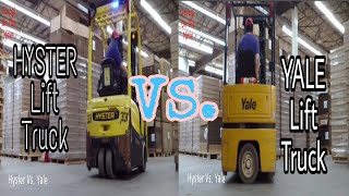 How to operate a forklift truck  Yale Vs Hyster [upl. by Aisat]