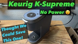 Keurig KSupreme Won’t Turn On How To Reset Thermal Switch For No Power Issue [upl. by Lowery]