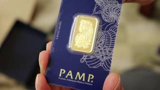 APMEX PAMP suisse 20g Bullion Gold Bar Unboxing 20162017 FULL HD [upl. by Fredric]