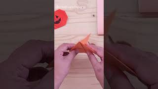 Decorando seu Halloween I Origami FÁCIL de Abóbora 🎃 [upl. by Mackler]