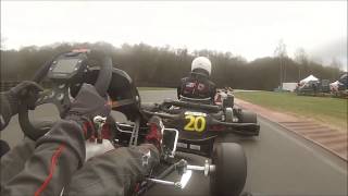 Onboard Rotax Max Junior  Dutch Rotax Max Challenge  1932017 [upl. by Lexie]