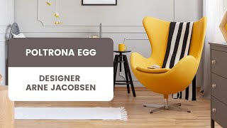 Poltrona Egg  Arne Jacobsen [upl. by Reteip]