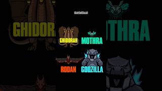 Godzilla Mothra Ghindhora Rodan theme solo shorts [upl. by Cointon520]