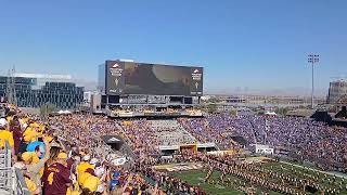 ASU football entrance vs BYU 112324 [upl. by Tudela390]