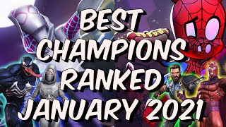 Best Champions Ranked January 2021  Seatins Tier List  Marvel Contest of Champions [upl. by Ardath]