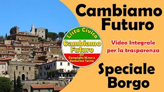 Cambiamo Futuro  Presentazione quotSpeciale Borgoquot per Campiglia Mma [upl. by Ellehcin]