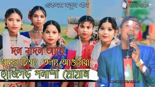 হাজিগড় পলাশী প্রোগ্রাম Dol badol ate sadom ting telang agumiya  New Santali fansan song [upl. by Ardisj]