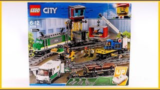 LEGO 60198 City Cargo Train Speed Build [upl. by Ophelie532]