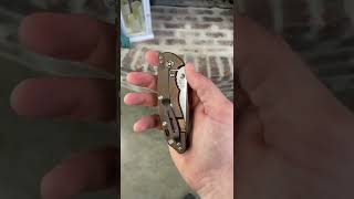 Hinderer XM18 Spanto 35 with Bronze Anodized Titanium [upl. by Neeroc993]