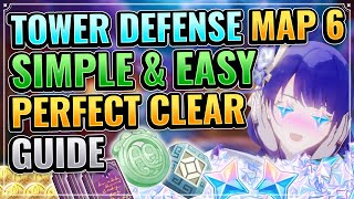 INAZUMA TOWER DEFENSE MAP 6 EASY GUIDE SEMIAFK BUILD Genshin Impact Slumber Spirits Bridge [upl. by Artimas367]