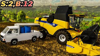 DÖNÜME 1700 KG BUĞDAY ALDIK FS 22 KÖYLÜME HACİZ GELDİ MAZOT BİZİ BİTİRDİ ROLEPLAY S2B12 [upl. by Dranyar]