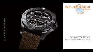 Swiss Uhren Portal  Breitling  Aerospace Evo Night Mission [upl. by Erine829]