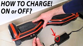 Hoverboard How To Charge  ON or OFF [upl. by Eide]