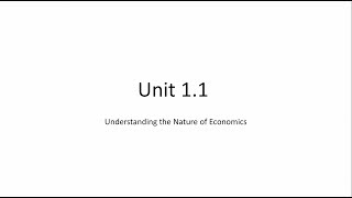 Unit 11 IBDP Economics 2024 Syllabus [upl. by Nnylasor]