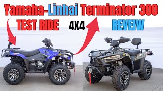 VITACCI TERMINTOR 300 4X4 UTILITY ATV THE YAMAHA GRIZZLY CLONE REVIEW yamahaatv [upl. by Asserak]