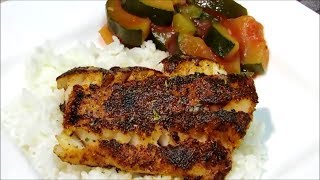 Blackened Fish Recipe  How To Make Cajun Blackening Seasoning Recipe [upl. by Wehttam]