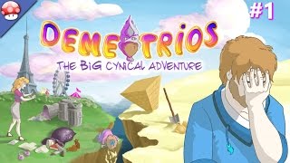 Demetrios  The BIG Cynical Adventure Gameplay walkthrough part 1  Lets Play Demetrios PC Gameplay [upl. by Ainocal]