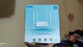 DLink R12 Router l DLink Eagle Pro AI Smart Router l Dlink R12 router l 1200 mbps Router [upl. by Nadual]