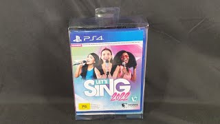 Unboxing Lets Sing 2022  2 Mic Bundle on PlayStation 4 [upl. by Peugia288]