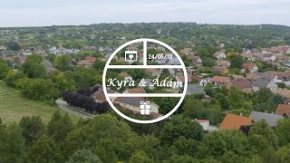 Kyra és Ádám  Esküvői Videó  Wedding Highlights [upl. by Brynna]