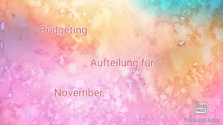 Budget Aufteilung für November 2024 [upl. by Ybbob664]