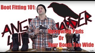 Boot Fitting 101 Narrowing Pads Or How To Fix The Boots You Bought That Were Too Wide [upl. by Oren]