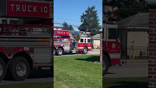 New Cumberland truck 10 returning to station after fire prevention [upl. by Martynne]