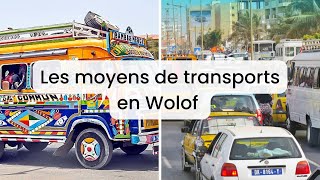 Identifier et nommer les différents moyens de transport utilisés au Sénégal [upl. by Niajneb732]