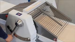 DOUGH SHEETER WITH THICKNESS DETECTOR  ZMATIK PASTRY MACHINES [upl. by Wernda]