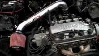 HPS Shortram Air Intake Kit Honda 9600 Civic DX CX LX D16 [upl. by Syxela]